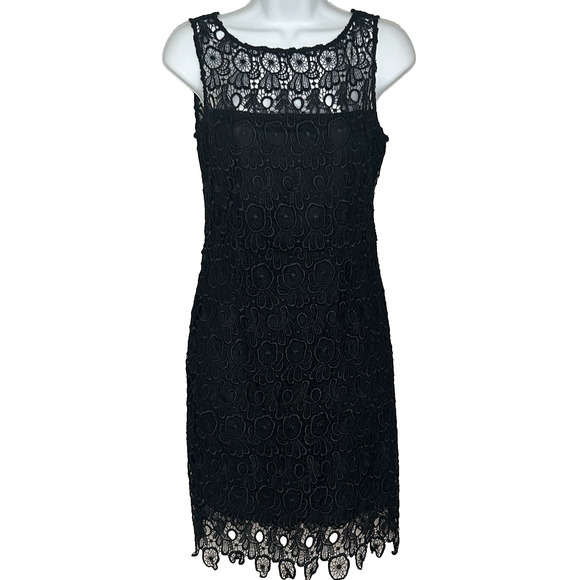 BB Dakota Dresses & Skirts - Black Lace Dress LBD Size 4‎ Sleeveless Sheath Layered Whimsygoth Y2K BB Dakota